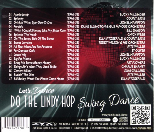 Lindy Hop - Swing Dance [CD]