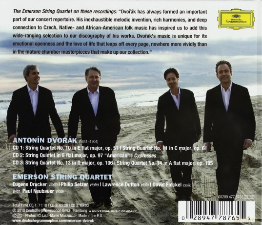 Emerson String Quartet: Dvorak:Old World-New World [CD]