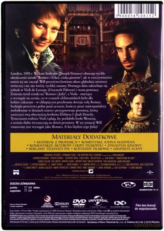 Zakochany Szekspir [DVD]