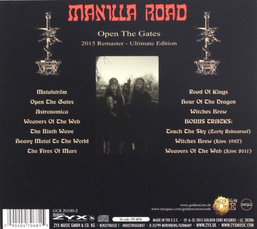 Manilla Road: Open The Gates (2015 Remaster [CD]