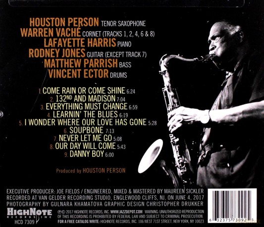 Houston Person: Rain or Shine [CD]