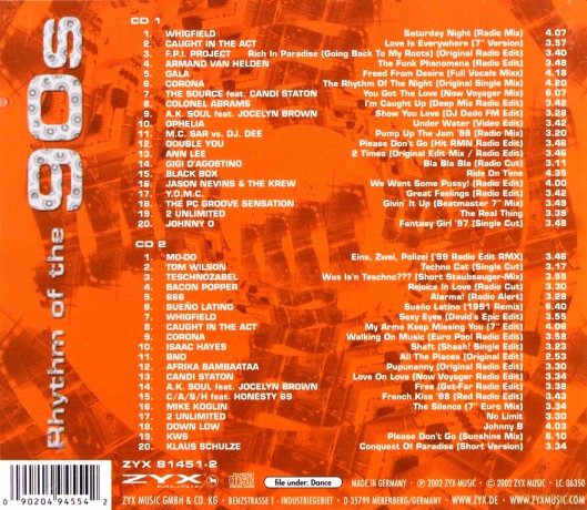 Rhythm Of The 90s [2CD]