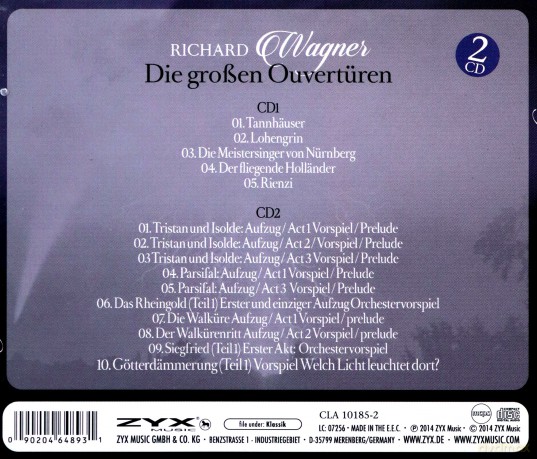 Richard Wagner: Die grossen Ouv [2CD]