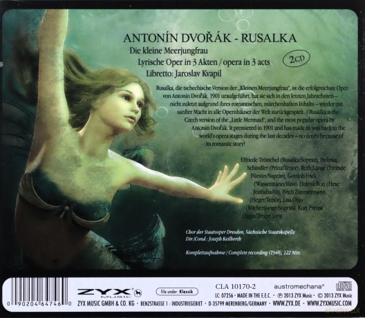 Antonin Dvorak: Rusalka - Die kleine Meerjungf [2CD]