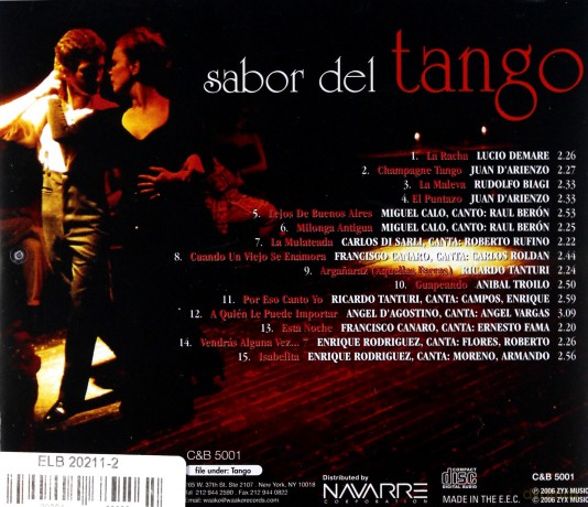 Sabor Del Tango [CD]