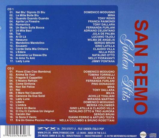 San Remo Golden Hits [2CD]