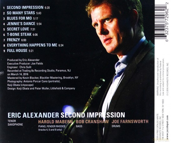 Eric Alexander: Second Impression [CD]