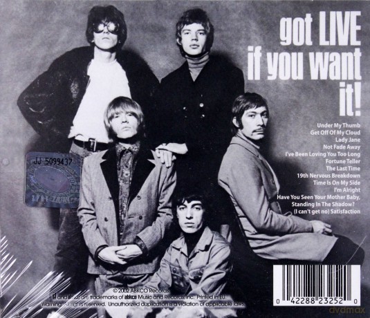 The Rolling Stones: Got Live If You Want It [CD]