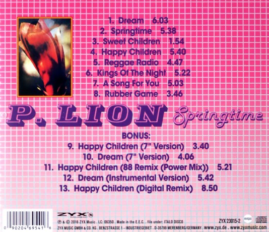 P. Lion: Springtime (Deluxe Edition) [CD]