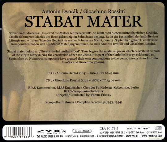 Dvorak: Stabat Mater [2CD]