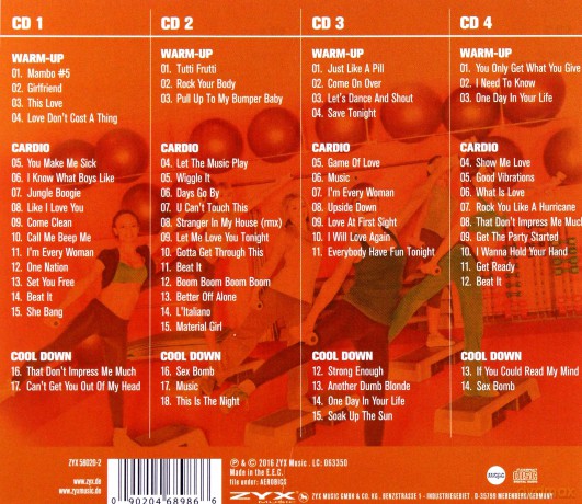 Step Aerobic: Chart Hits [4CD]