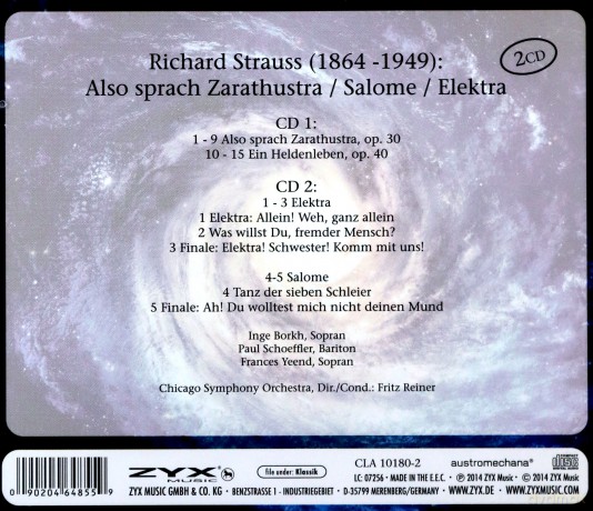 Strauss:Also Sprach Zarathustr [2CD]