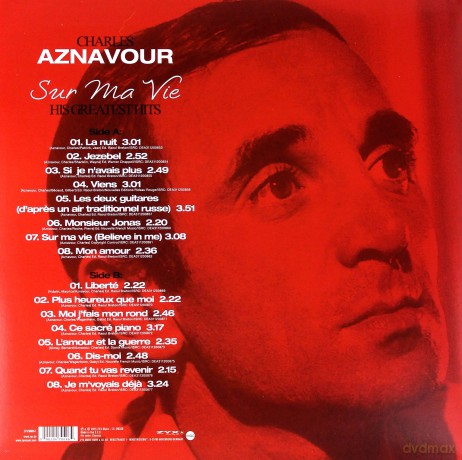 Charles Aznavour: Sur Ma Vie - His Greatest Hits [Winyl]