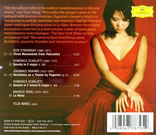 Yuja Wang: Transformation (Stravinsky,Scarlatti) [CD]