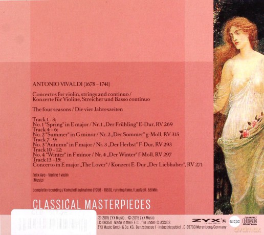 Antonio Vivaldi: The Four Seasons [CD]