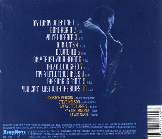 Houston Person: The Melody Lingers On [CD]