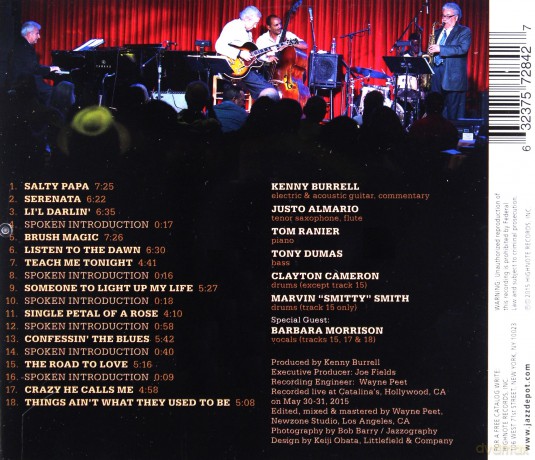 Kenny Burrell: The Road To Love [CD]