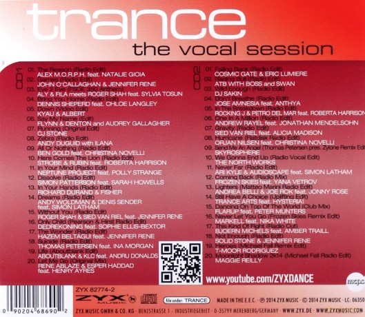 Trance: The Vocal Session 2015 [2CD]