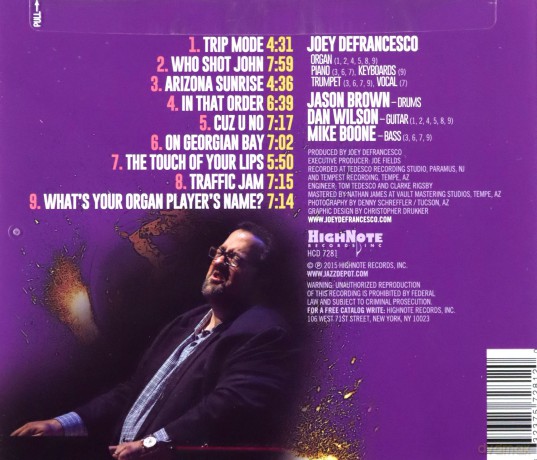 Joey Defrancesco: Trip Mode [CD]