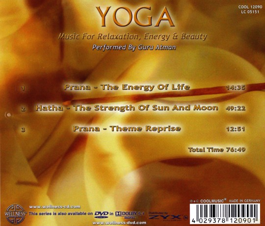 Guru Atman: Yoga - Music For Relaxation, E [CD]