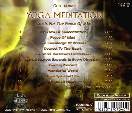 Guru Atman: Yoga Meditation-Music For The [CD]