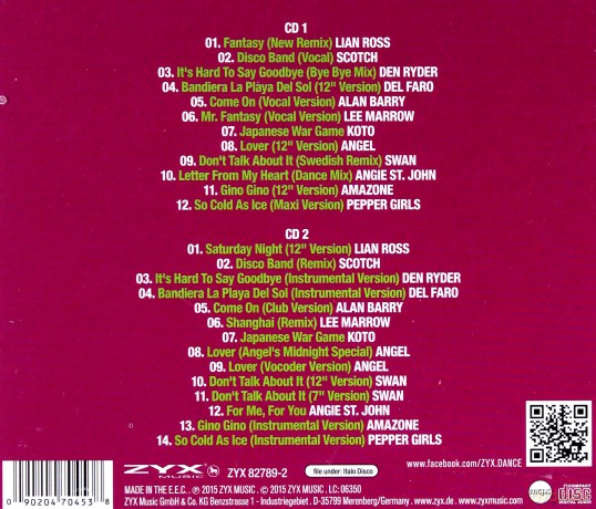 ZYX Italo Disco 12" Hits vol. [2CD]