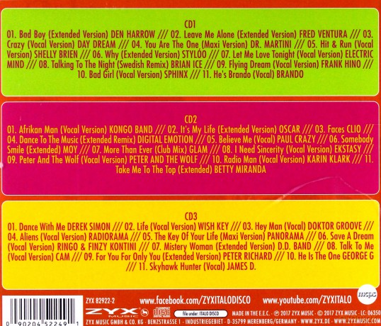 ZYX Italo Disco Collection 24 [3CD]