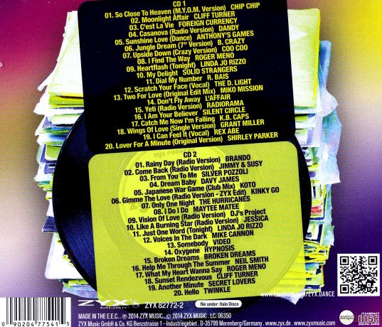 ZYX Italo Disco: The 7" Collection [2CD]