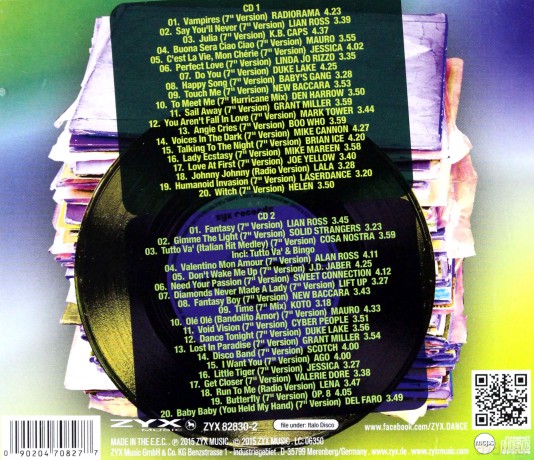 ZYX Italo Disco: The 7" Collection [2CD]
