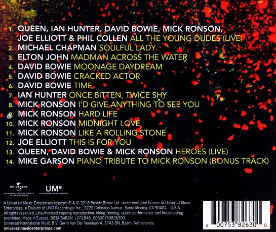 Beside Bowie: The Mick Ronson Story soundtrack [CD]