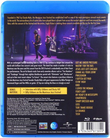ZZ Top: Live At Montreux 2013 [Blu-Ray]