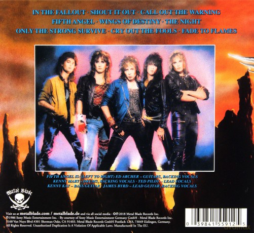 Fifth Angel: Fifth Angel (digipack) [CD]