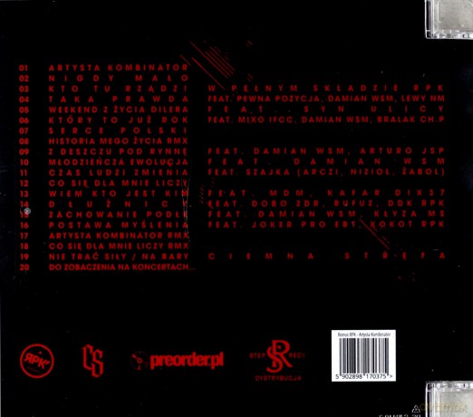 Bonus RPK: Artysta Kombinator [CD]