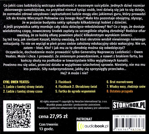 Owen Yeates (Tom 8) Ostatnia przygoda - Eugeniusz Dębski [AUDIOBOOK]