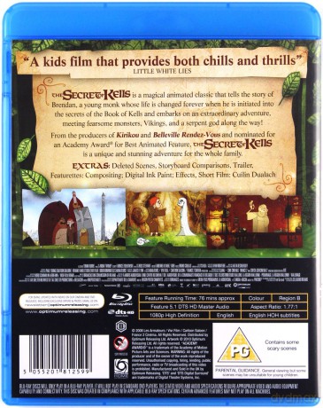 The Secret of Kells (Sekret księgi z Kells) [Blu-Ray]