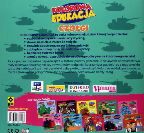 Czołgi. Kolorowa edukacja - Anna Paczuska [KSIĄŻKA]