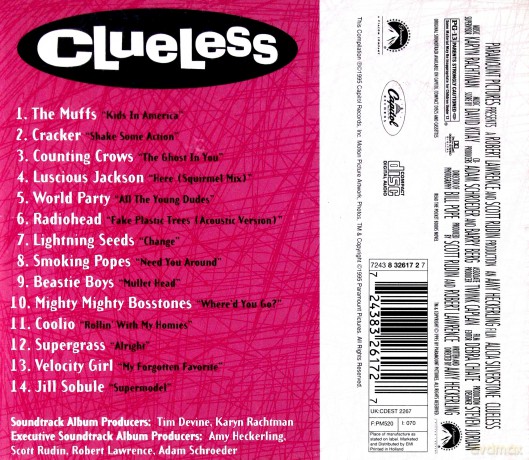Clueless soundtrack (Słodkie Zmartwienia) [CD]