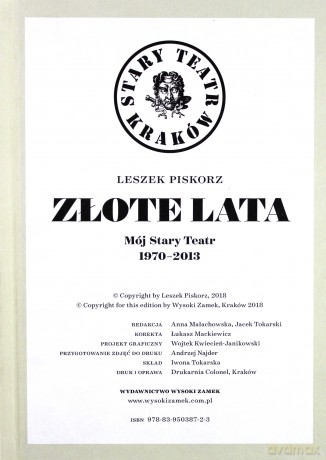 Złote lata. Mój Stary Teatr 1970-2013 - Pawliczenko Ludmiła [KSIĄŻKA]