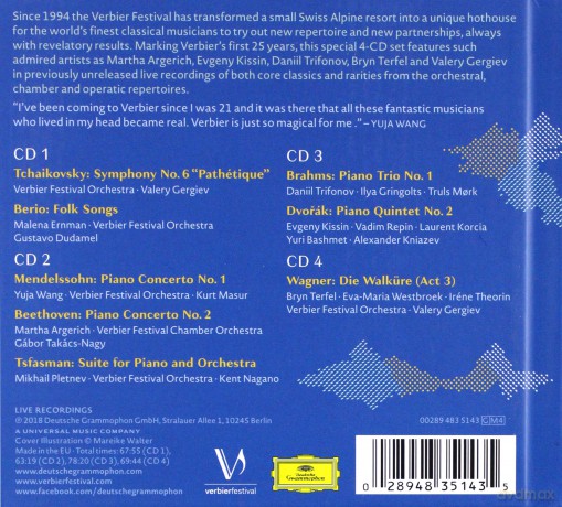 Verbier Festival 25 Years [4CD]