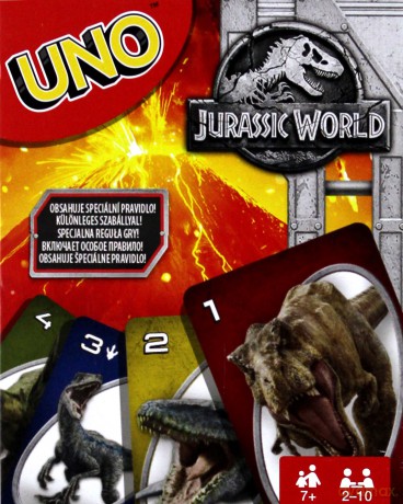 MATTEL UNO Jurrasic World [KARTY]