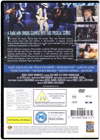 Michael Jackson - Moonwalker [DVD]