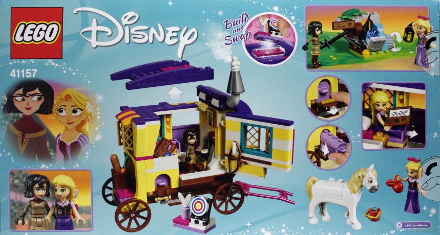 LEGO Disney Princess Karawana podróżna Roszpunki (41157) [KLOCKI]