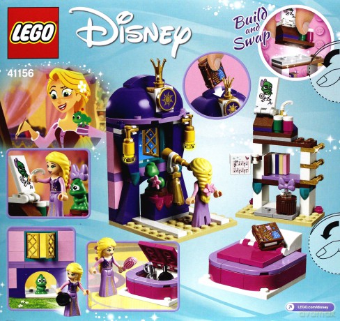 LEGO Disney Princess Zamkowa sypialnia Roszpunki (41156) [KLOCKI]