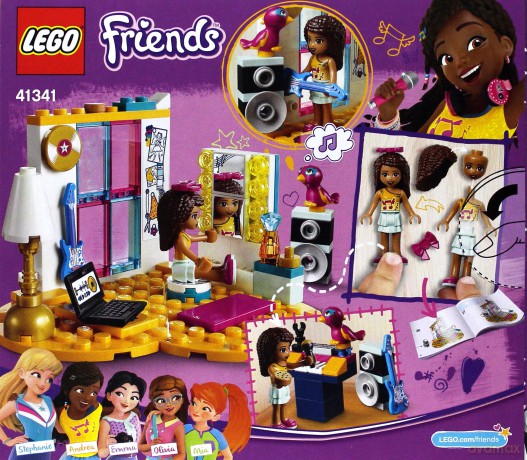 LEGO Friends Sypialnia Andrei (41341) [KLOCKI]