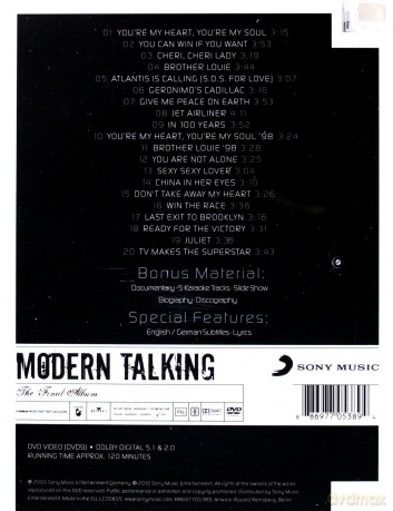 Modern Talking: The Final Album Visual Milestones [DVD]