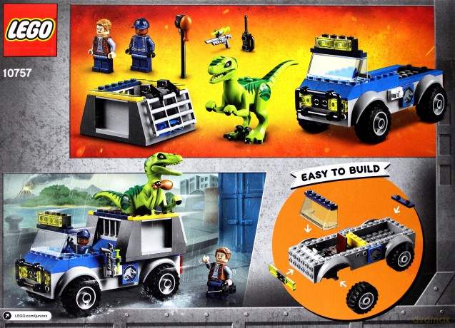 LEGO Juniors Na ratunek raptorom (10757) [KLOCKI]