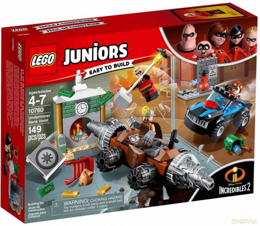 LEGO Juniors Napad Człowieka Szpadla na bank (10760) [KLOCKI]