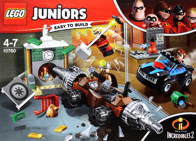 LEGO Juniors Napad Człowieka Szpadla na bank (10760) [KLOCKI]
