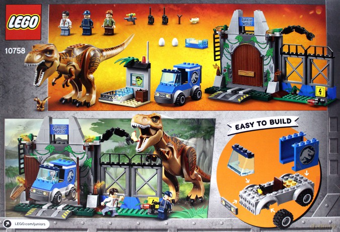 LEGO Juniors T.rex na wolności (10758) [KLOCKI]