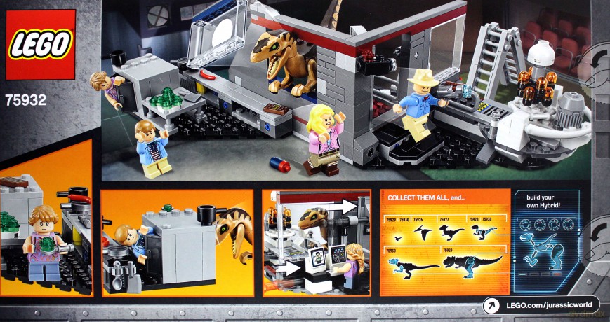 LEGO Jurassic World Pościg raptorów (75932) [KLOCKI]